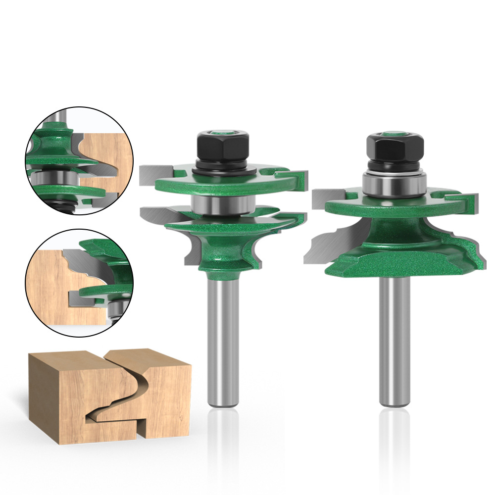 Woodworking Joint - Jeu de 2 fraises à rainurer
