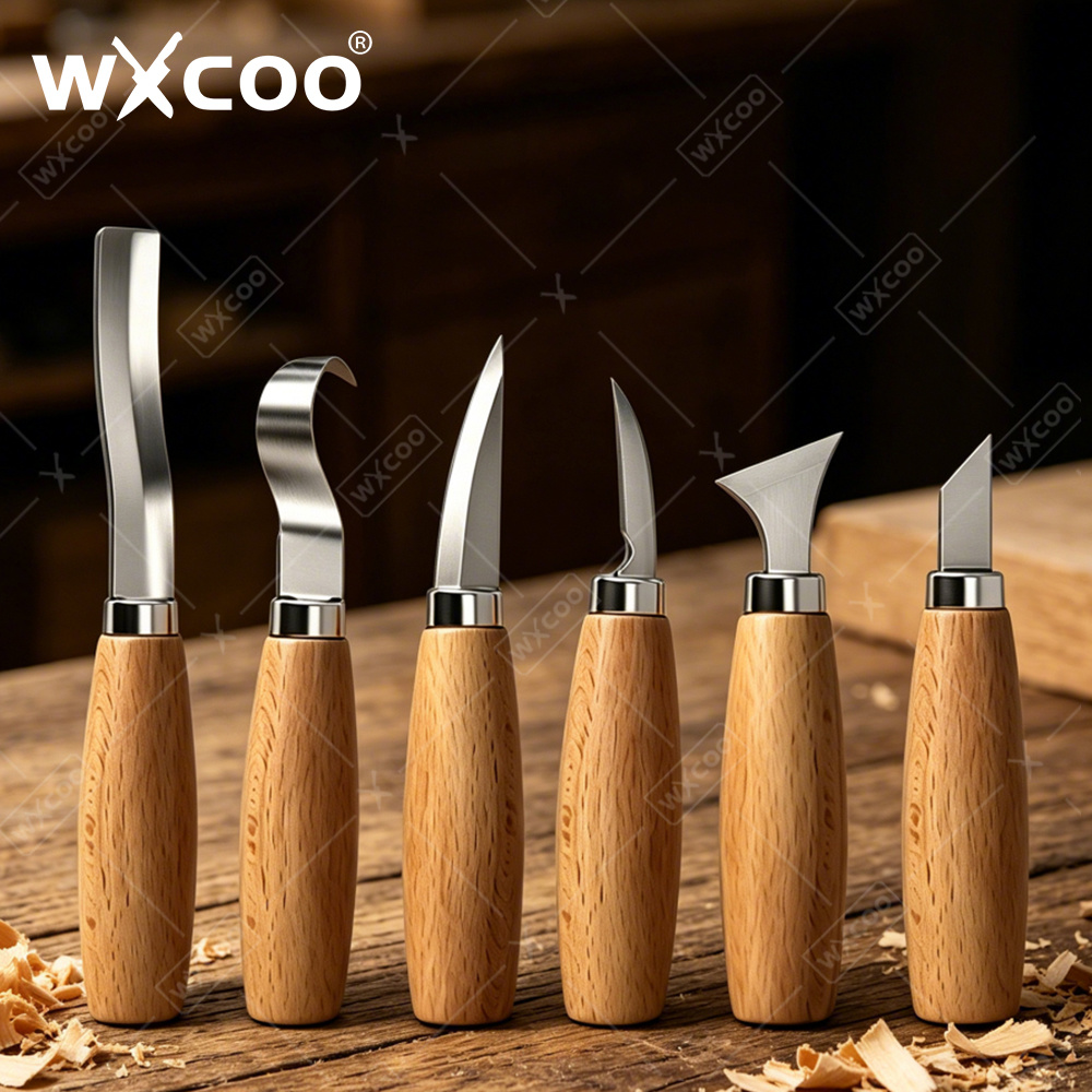 Woodworking Joinery - WXCOO Couteau-ciseau ergonomique pour la sculpture