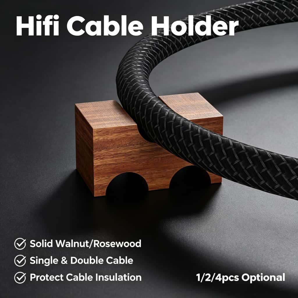 Woodworking Joint Types - Support de câble audio en bois