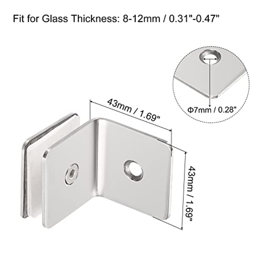 Acier inoxydable 90 °   Clips  - Woodworking Joint Types avis et prix
