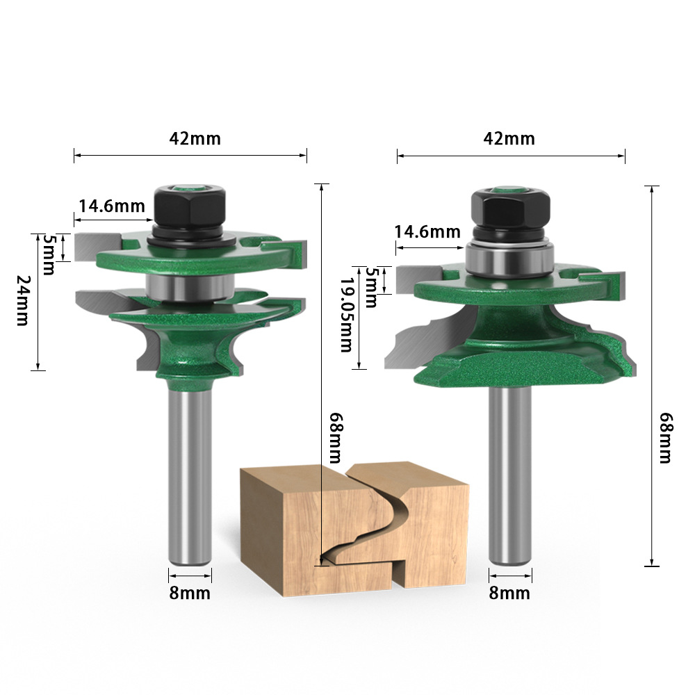 Jeu de 2 fraises à rainurer po - Woodworking Joint avis et prix