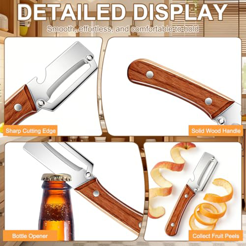 Éplucheur de cuisine en acier  - Woodworking Hobbies avis et prix